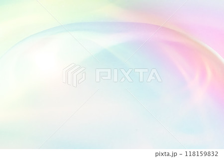 キラキラ　背景 テクスチャ オーロラ セロファン 虹 クリスタル スペクトル グラデーション 118159832