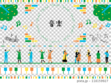 音楽を楽しむ人達 118159927
