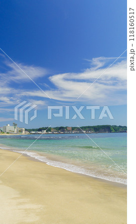 【千葉県勝浦市】勝浦中央海水浴場と勝浦漁港 118160517
