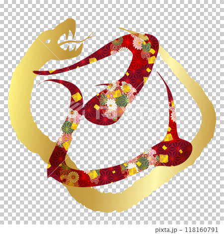 Snake New Year's card character icon Snake New Year's card character icon 118160791