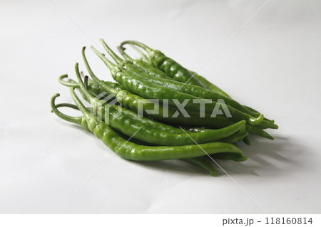 新鮮な青唐辛子 118160814