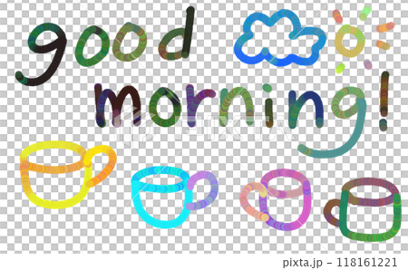 Colorful hand-drawn watercolor alphabet set Colorful hand-drawn watercolor alphabet set 118161221
