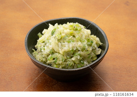 器に入ったねぎ塩だれ 118161634