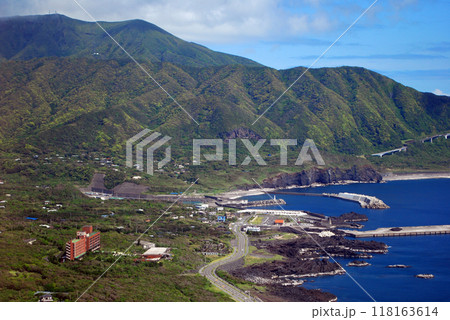 伊豆七島　八丈島　港 118163614