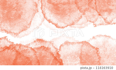 Abstract red watercolor background.Hand painted watercolor. vector 118163910