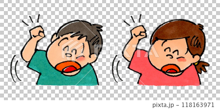 孩子擺姿勢 118163971