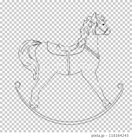 animal, horse, carousel 118164243