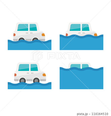 自動車　水害 118164510