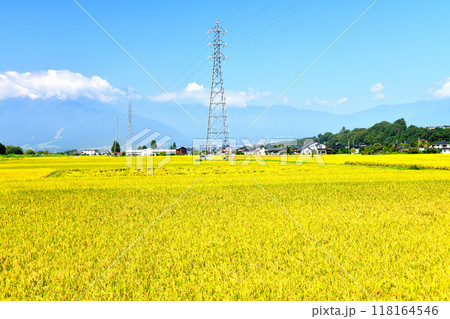 長野県伊那市美篶より木曽駒ヶ岳方面を望む(長野県伊那市)【2024.9】 長野県伊那市美篶より木曽駒ヶ岳方面を望む(長野県伊那市)【2024.9】 118164546