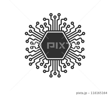 AI Generate icon, Machine learning micropchip symbol, ML icon, Artificial intelligence sign. Vector illustration image. Isolated on white background. AI Generate icon, Machine learning micropchip symbol, ML icon, Artificial intelligence sign. Vector illustration image. Isolated on white background. 118165164