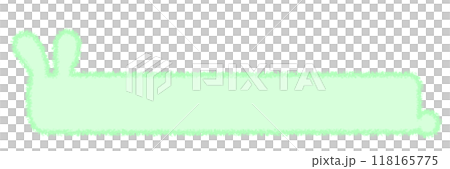 Frame illustration with bunny ears 118165775