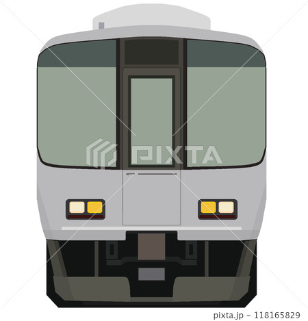 ドット絵風の阪和線・紀勢本線223系2500番台（関空快速）のイラスト