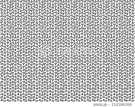 三つ星小紋　日本伝統柄　シームレスの和柄素材　カラー:黒バージョン 118166268