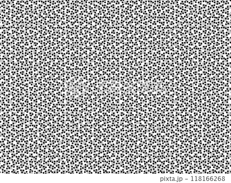 三つ星小紋　日本伝統柄　シームレスの和柄素材　カラー:黒バージョン 118166268