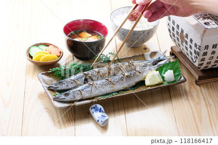 サンマの塩焼き 118166417
