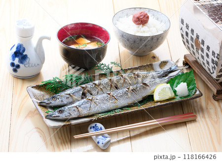 サンマの塩焼き 118166426