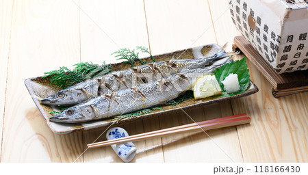 サンマの塩焼き 118166430