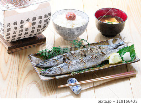 サンマの塩焼き サンマの塩焼き 118166435
