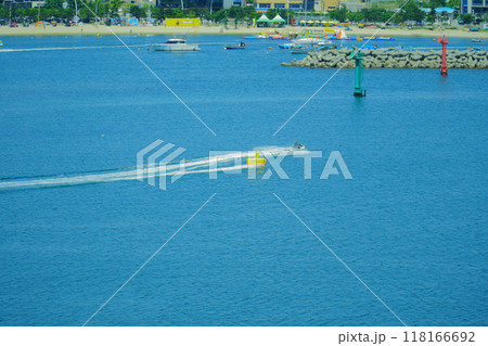 enjoy motorboat riding on the sea enjoy motorboat riding on the sea 118166692