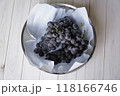 white grapes in a white bowl 118166746