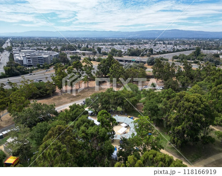 シリコンバレーをドローンで空撮 シリコンバレーをドローンで空撮 118166919
