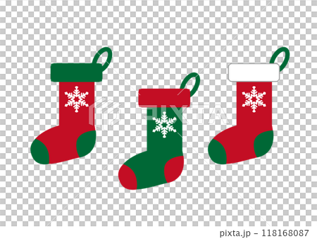 Christmas stocking set Christmas stocking set 118168087