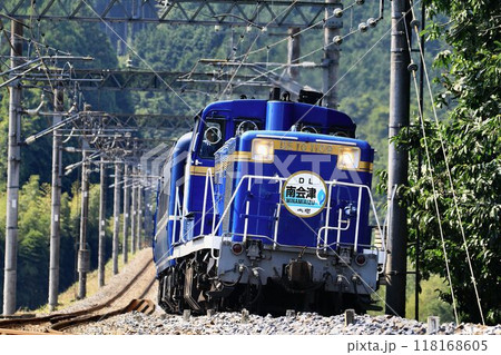 初秋の南会津へプッシュプル列車が行く…DL大樹『南会津』 初秋の南会津へプッシュプル列車が行く…DL大樹『南会津』 118168605
