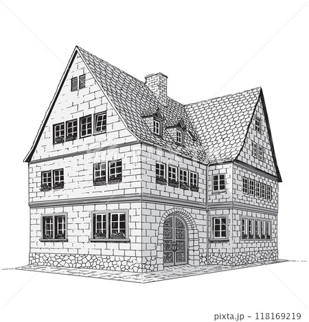 Old stone village house. 118169219