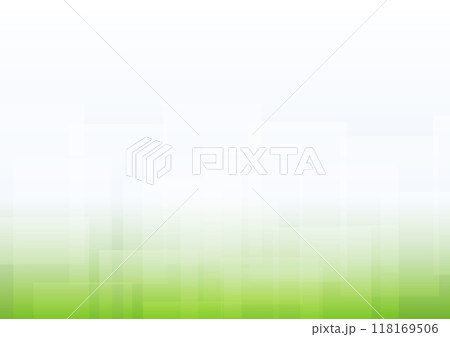 四角形が重なる白から緑の爽やかなグラデーション背景 118169506
