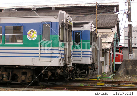 木更津派出に留置中の久留里線キハ30・キハ38 木更津派出に留置中の久留里線キハ30・キハ38 118170211