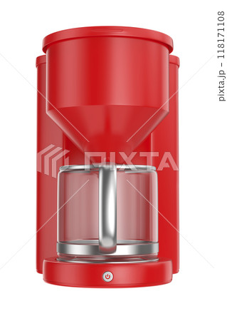 Red filter coffee machine 118171108