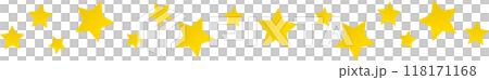 星の装飾罫 星の装飾罫 118171168
