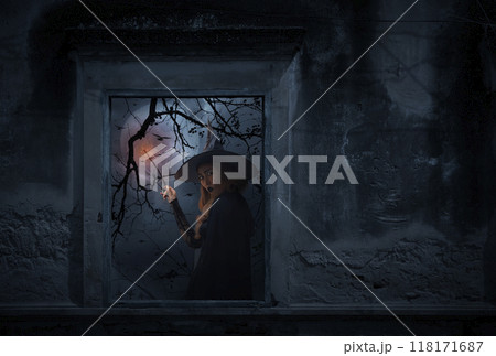 Halloween mystery concept 118171687