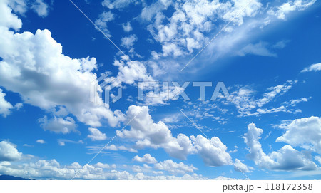 青空の背景 118172358