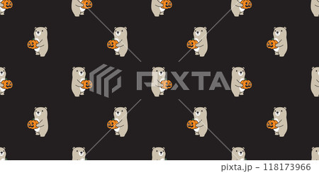 bear polar seamless pattern halloween pumpkin jack o lantern teddy hug vector pet doodle cartoon gift wrapping paper scarf isolated repeat wallpaper tile background illustration design bear polar seamless pattern halloween pumpkin jack o lantern teddy hug vector pet doodle cartoon gift wrapping paper scarf isolated repeat wallpaper tile background illustration design 118173966