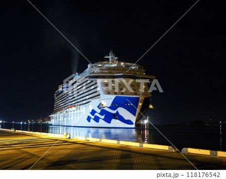 静岡県　日の出ふ頭のロイヤルプリンセス　4月 118176542