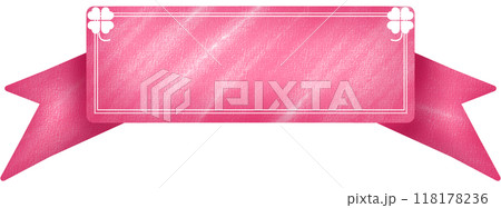 pink label for adding text or topic 118178236