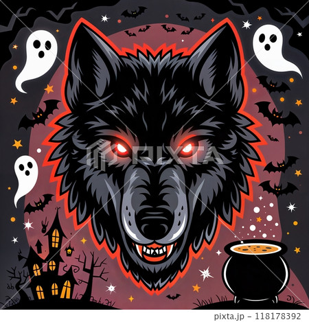 vector illustration of a tiger 118178392