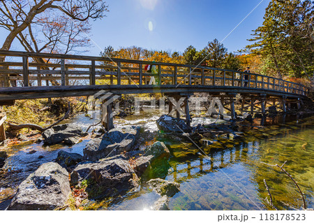 栃木県 日光の紅葉風景 栃木県 日光の紅葉風景 118178523