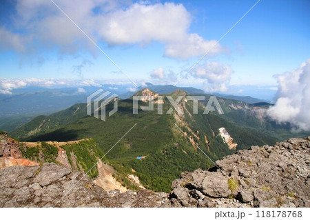 硫黄岳からの天狗岳 硫黄岳からの天狗岳 118178768