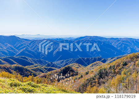 栃木県・日光市　半月山から望む絶景　 118179019