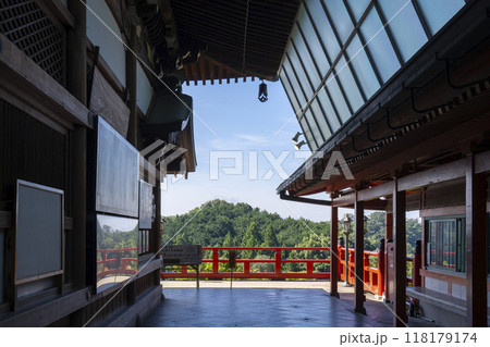 奈良　朝護孫子寺　本堂からの眺め 118179174
