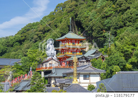 奈良 朝護孫子寺 本堂からの眺め 奈良 朝護孫子寺 本堂からの眺め 118179177