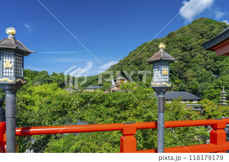 奈良　朝護孫子寺　本堂からの眺め 118179179