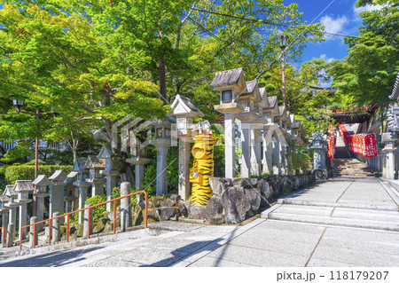 奈良 朝護孫子寺 参道にある寅のポスト 奈良 朝護孫子寺 参道にある寅のポスト 118179207