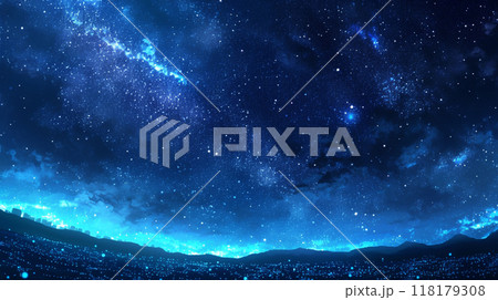 星空と夜の風景 118179308