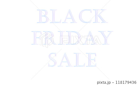 Light Purple Text Black Friday Sale on Transparent Background. Light Purple Text Black Friday Sale on Transparent Background. 118179436
