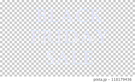 Light Purple Text Black Friday Sale on Transparent Background. Light Purple Text Black Friday Sale on Transparent Background. 118179436