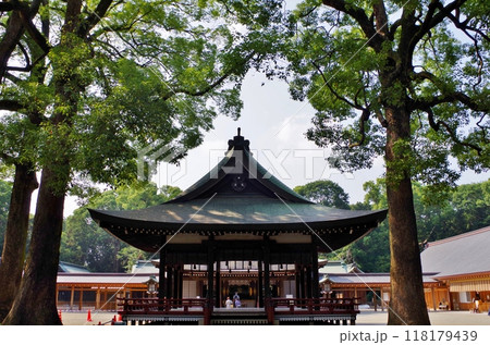 大宮　氷川神社　舞殿 118179439