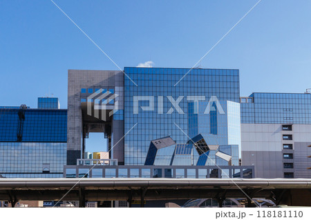 Kyoto Station and Buses in Japan 118181110